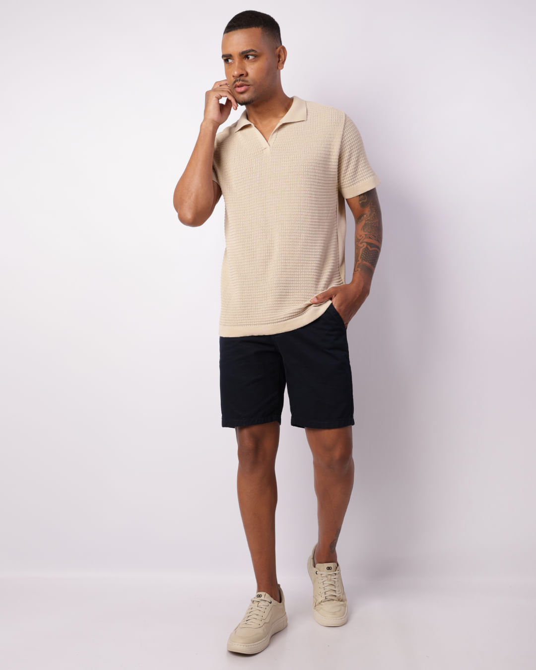 Polo-Tricot-Tor02-Bege---Bege