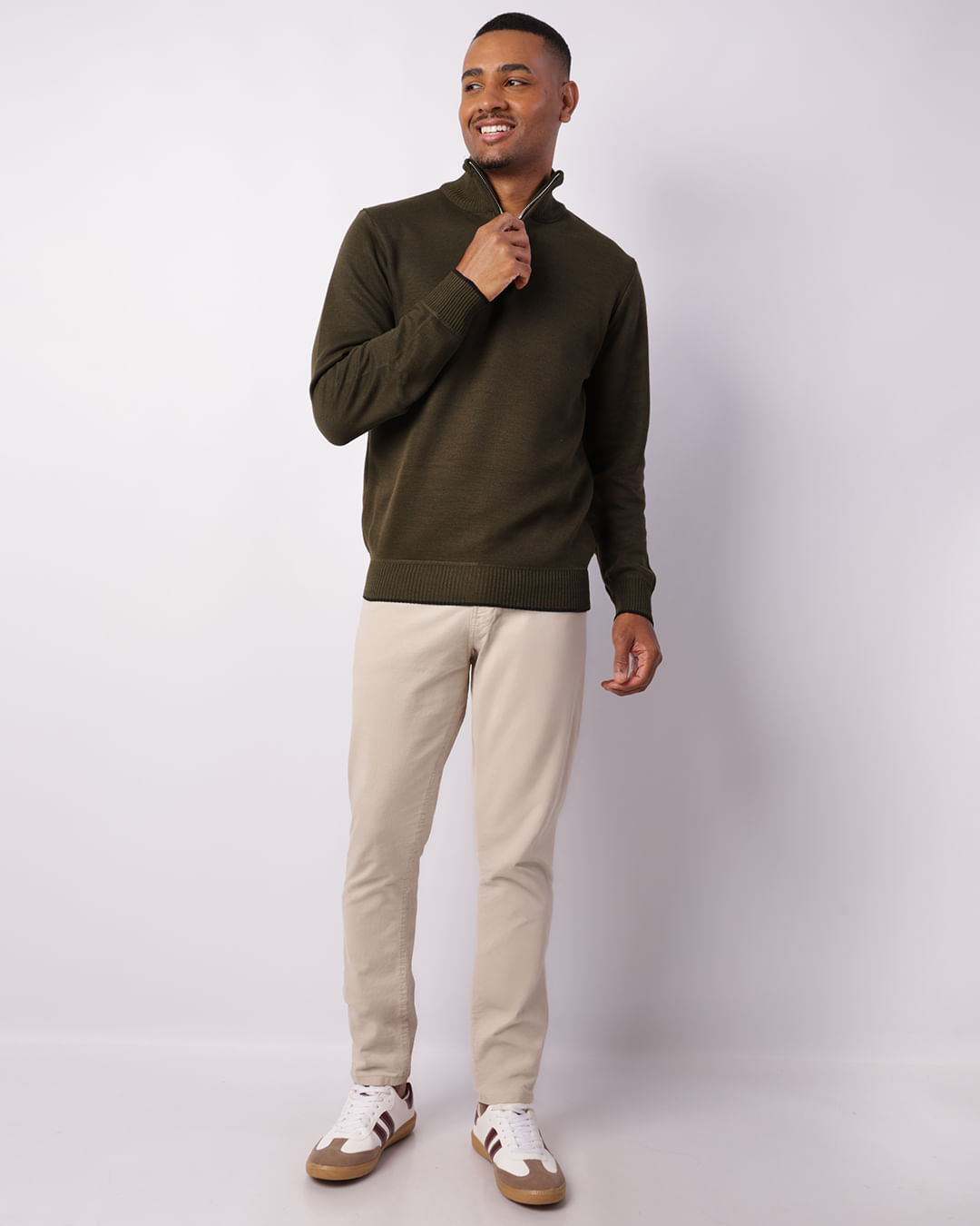 Tricot-Half-Ziper-Green---Verde