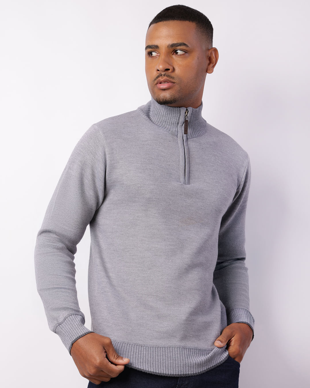 Tricot-Half-Ziper-Grey---Cinza