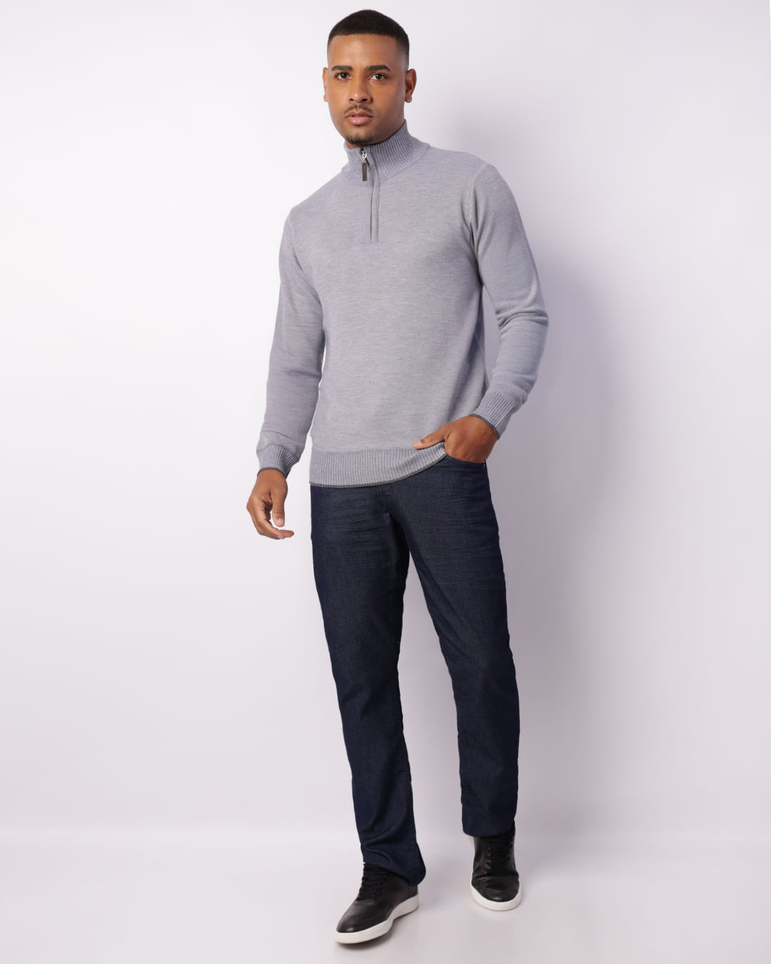 Tricot-Half-Ziper-Grey---Cinza