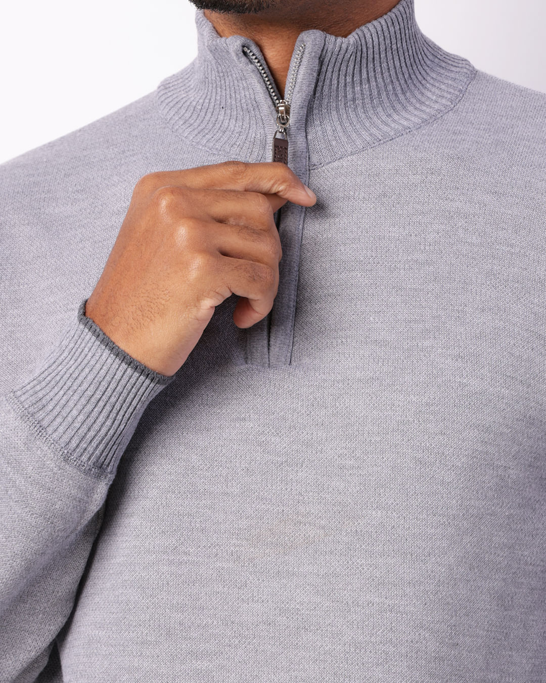 Tricot-Half-Ziper-Grey---Cinza