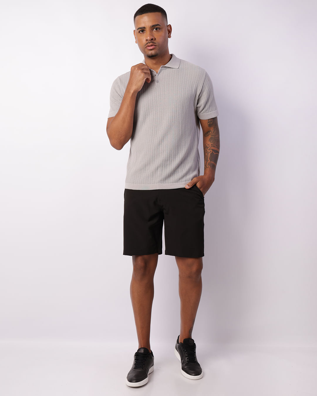Polo-Tricot-Tor01-Mrncnz---Cinza