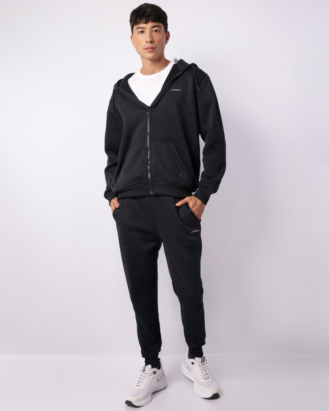 Jaqueta Moletom Esportiva Masculina Fitter Marinho-1744215720011