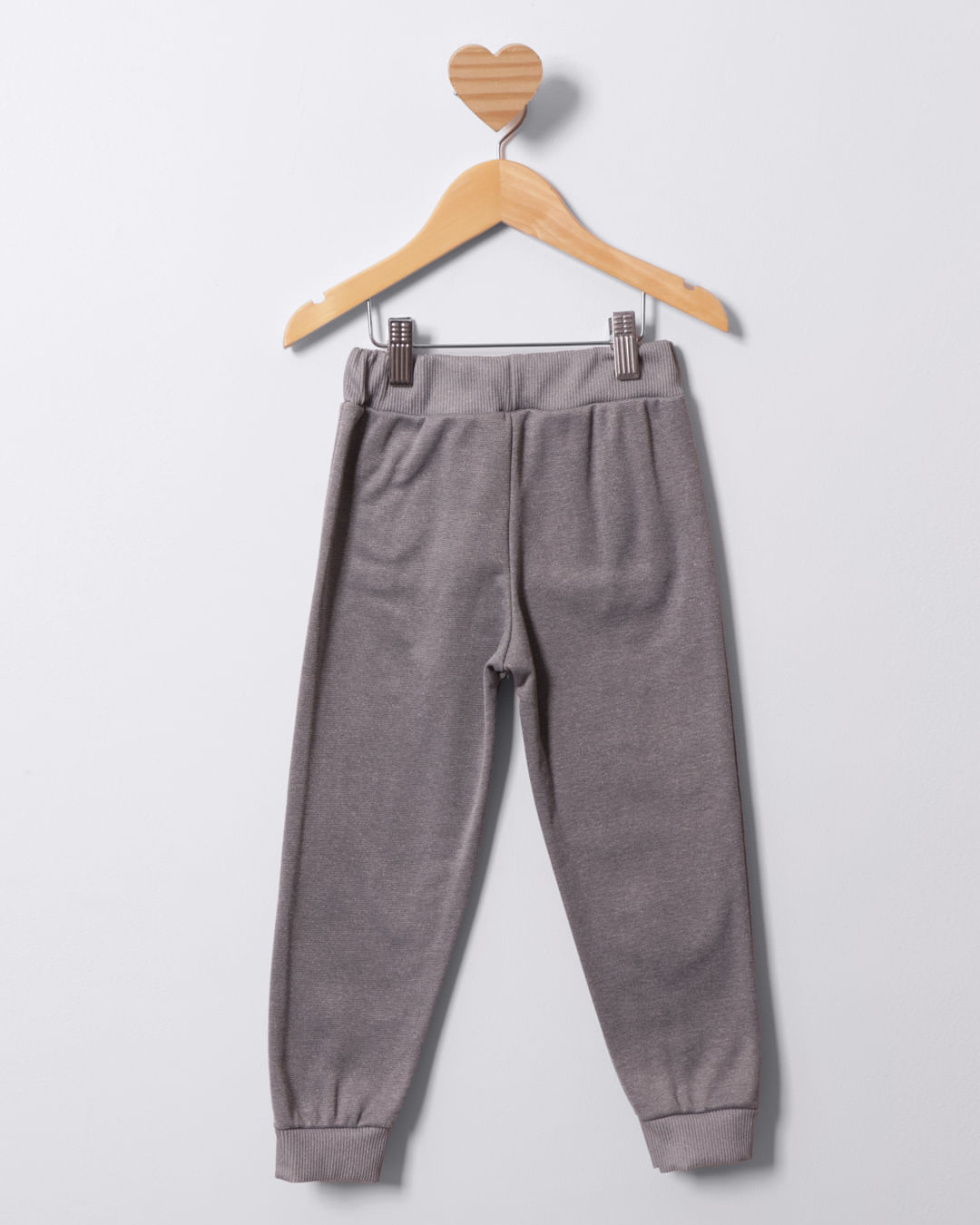 Calça Bebê Jogger Helanca Bolso Canguru Cinza-1744228668122