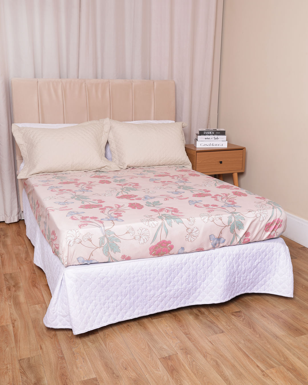 Lencol-Queen-C-Elast-Veronica-Floral---Rosa
