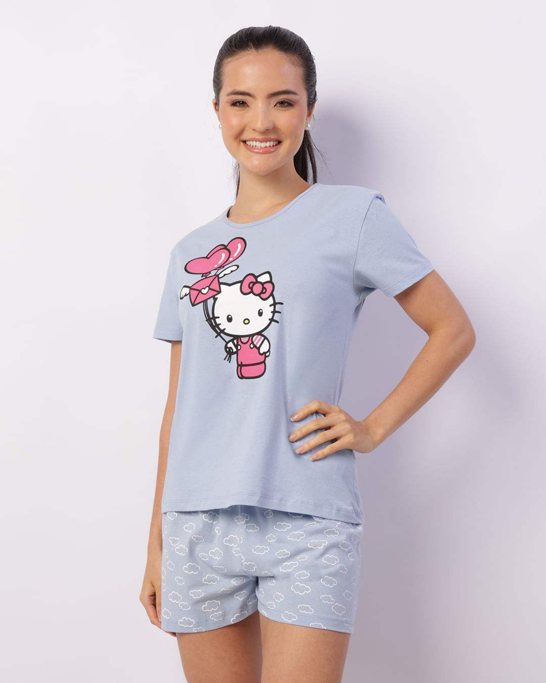 Short-Doll-Mc-Hello-Kitty-Azul-45---Azul