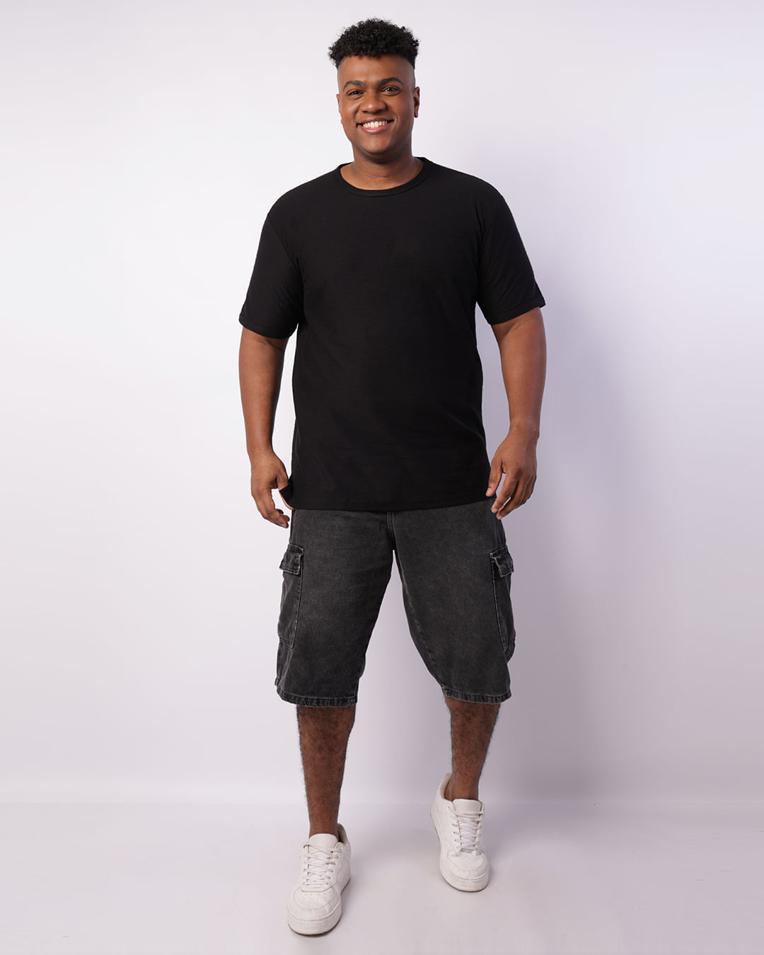 Brmda-Jns-Plu-Cgo-Blk-Cargo---0066202---Jeans-Black