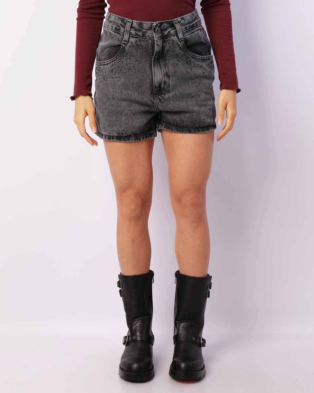 Shorts-Black-Jeans-Brilhos-0037p---Jeans-Black