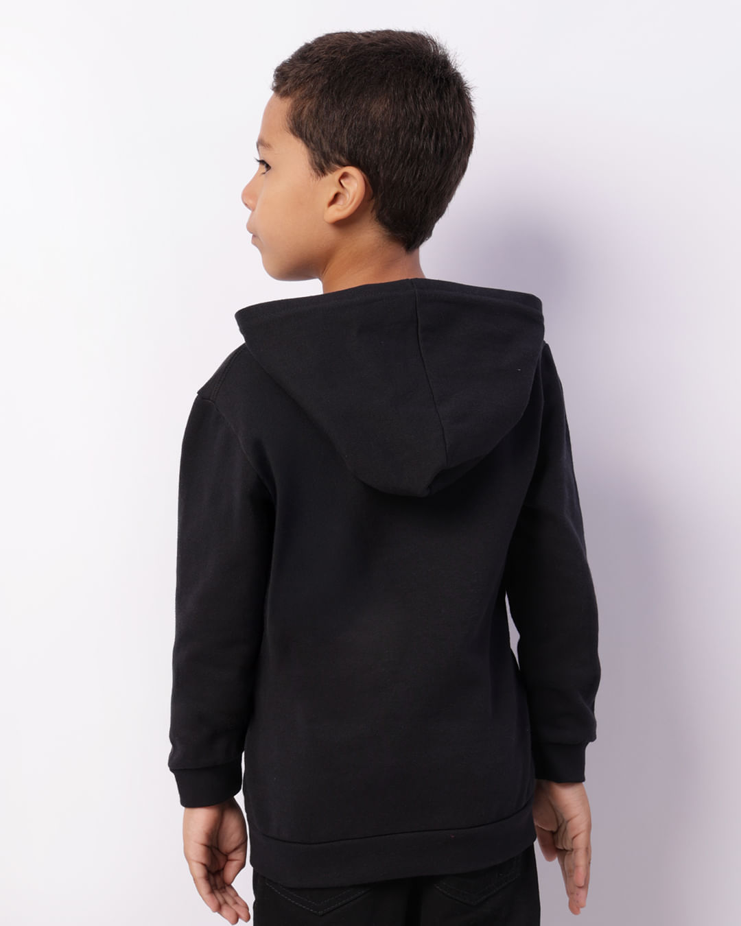 TROCAR FOTO - Blusão Moletom Infantil Marvel Pantera Negra Com Capuz Preto-1745506440269