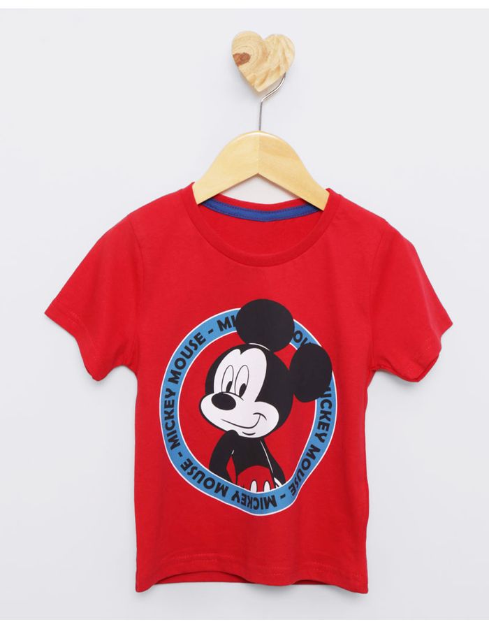 Camiseta-Bebe-Estampa-Mickey-Disney-Vermelha