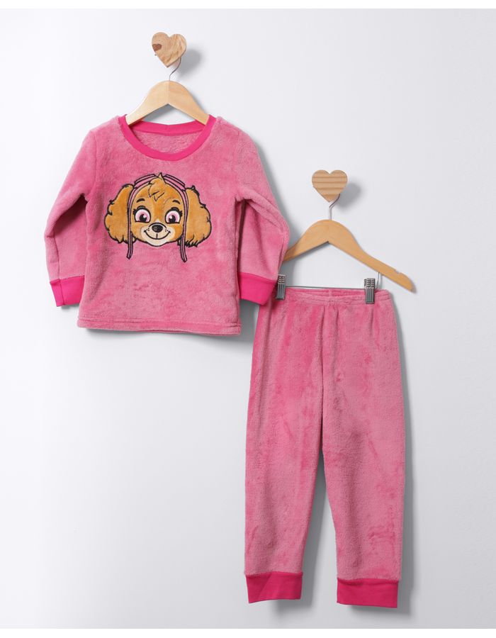 Pijama-Ml-Fleece-Bba-Patrulha-19606---Rosa