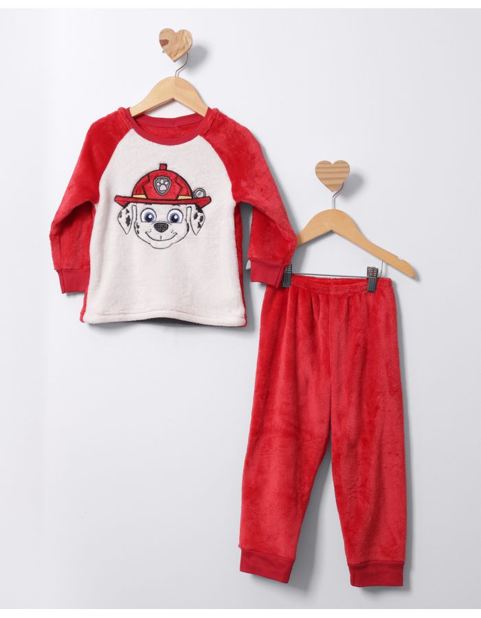 Pijama-Ml-Fleece-Bbo-Patrulha-19607---Vermelho