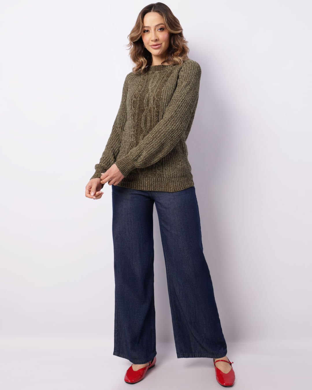 Sueter-6869-Chenille-Tranca-Oliva---Verde