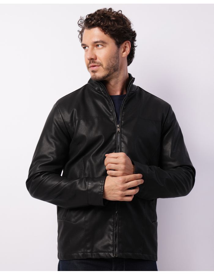Jkt-Pu-Faux-Lamb-Leather---Preto