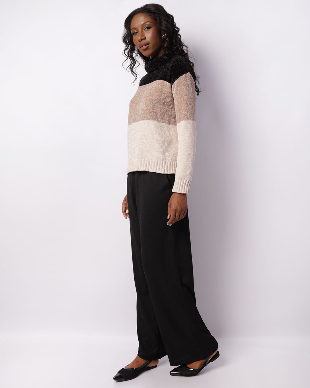 Sueter-Chenille-Listrado-001-Galta-Pto---Preto