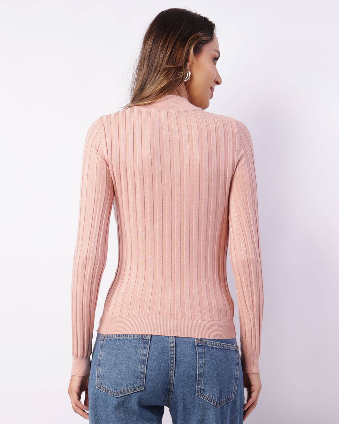 Tricot-8969-Canelado-Gola-Alta-Rose---Rose