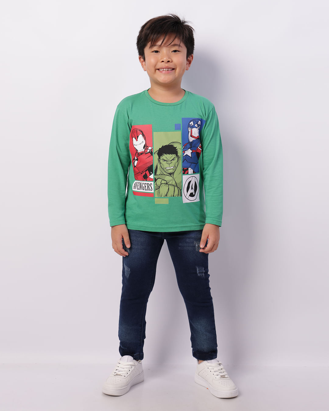 Camiseta-Ch39956-Ml-M-410-Avengers---Verde