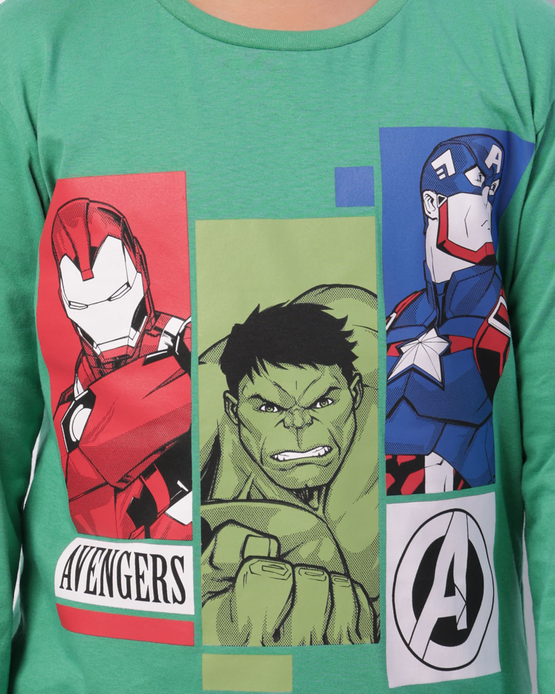 Camiseta-Ch39956-Ml-M-410-Avengers---Verde