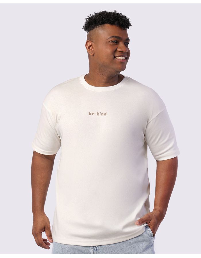 Camiseta-E4441-Suedine-Be-Kind-Off-Plus---Off-White