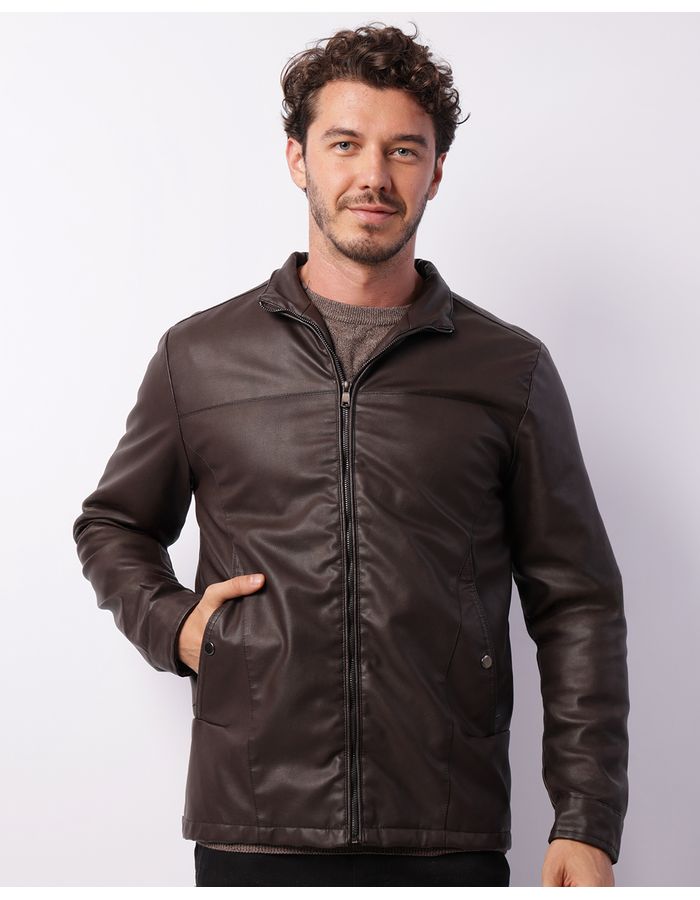 Jkt-Pu-Faux-Lamb-Leather---Marrom
