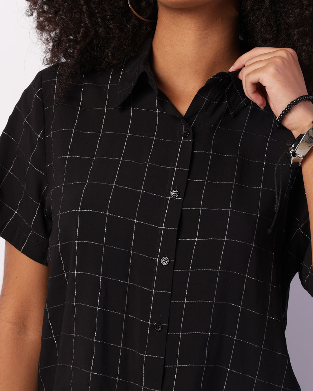 Camisa-Cropped-Xadrez-Topju304-Ppg---Preto