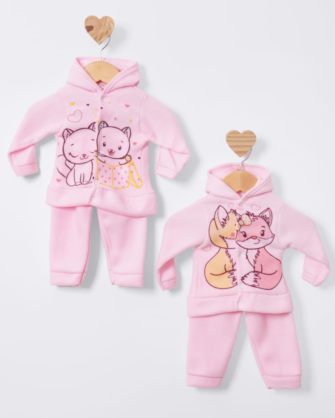 Conjunto Bebê Soft Estampa Sortidas Rosa Claro-1746539213810
