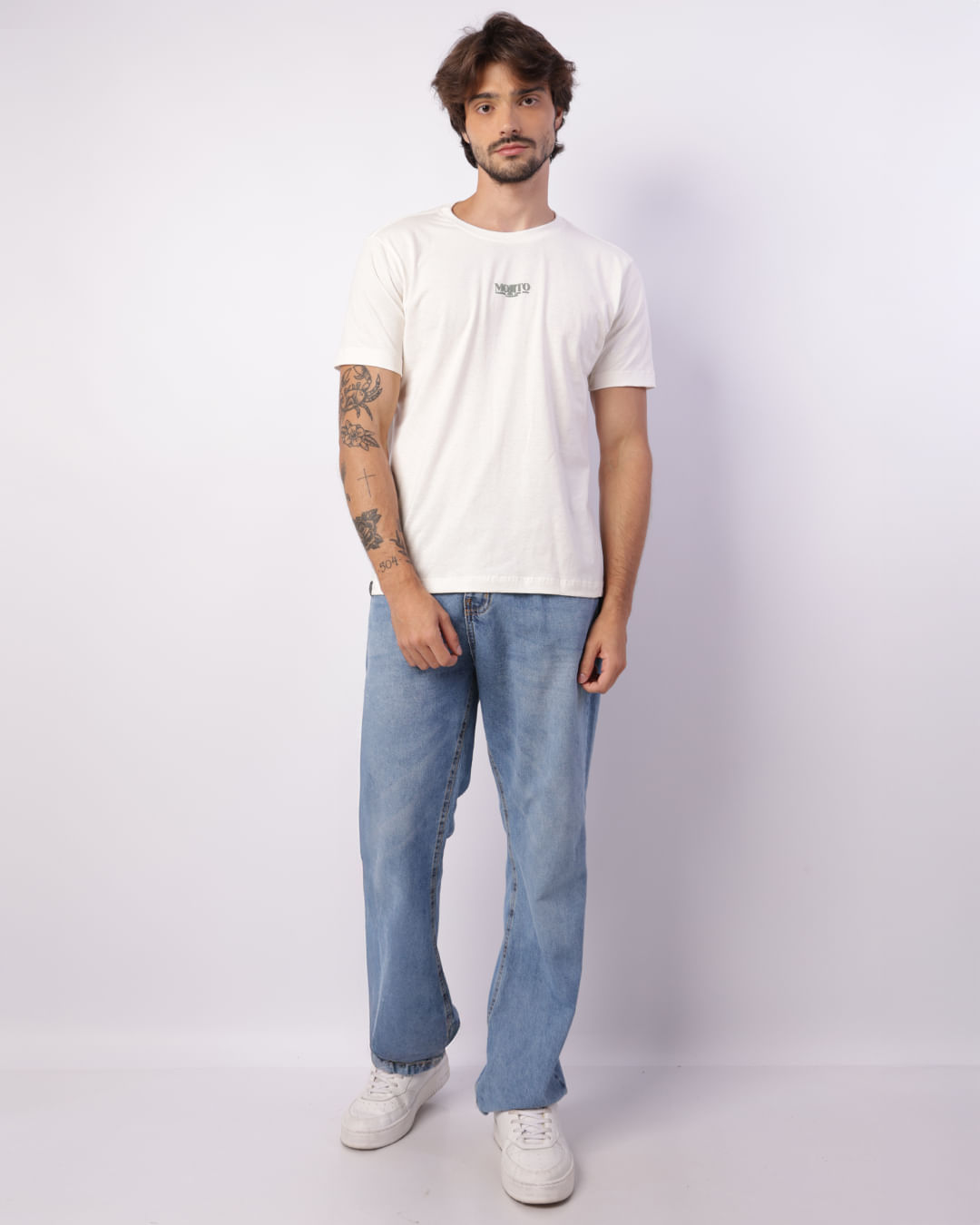 Camiseta Masculina Estampa Frente Costas Off White-1746540554481