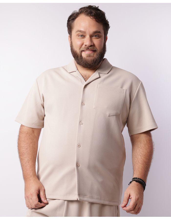 Camisa-4-Mc-Texturizada-Beg-G1g4---Bege