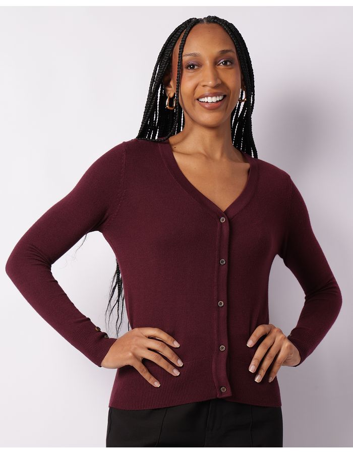 Cardigan-Gola-V-Cgvct004-Rox---Roxo