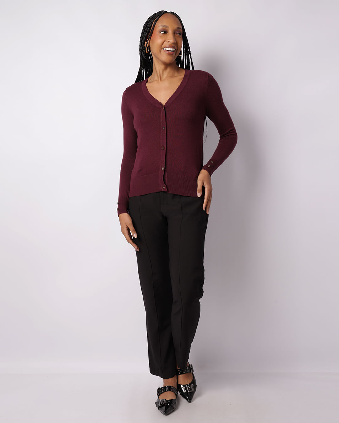 Cardigan-Gola-V-Cgvct004-Rox---Roxo