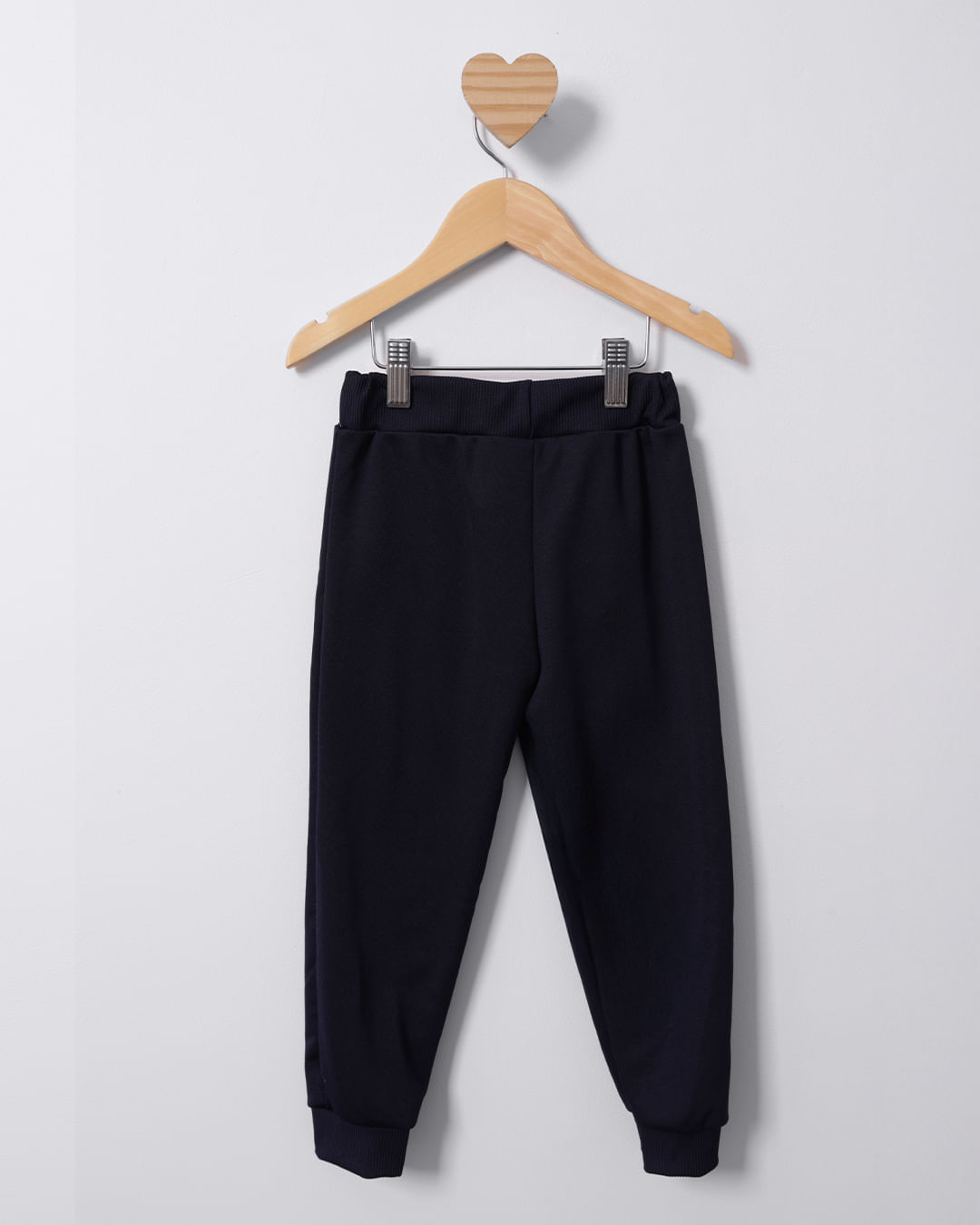 Calça Bebê Helanca Jogger Com Bolso Marinho-1747050524128