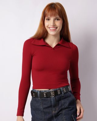 Blusa-Ml-Seamless-Gola-Seamju1-Pg---Vinho