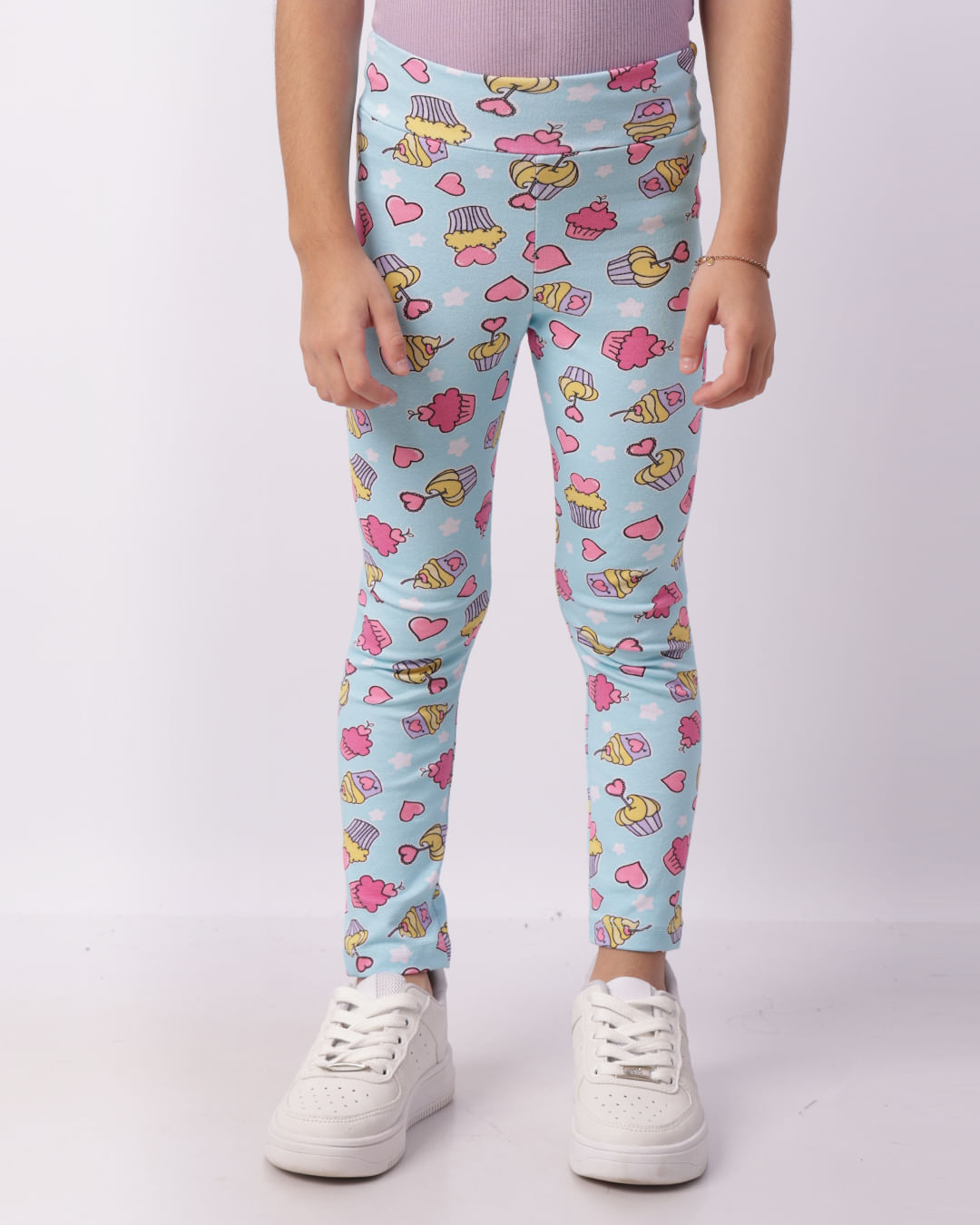 Calça Legging Infantil Estampada Sortida Azul-1747150825053