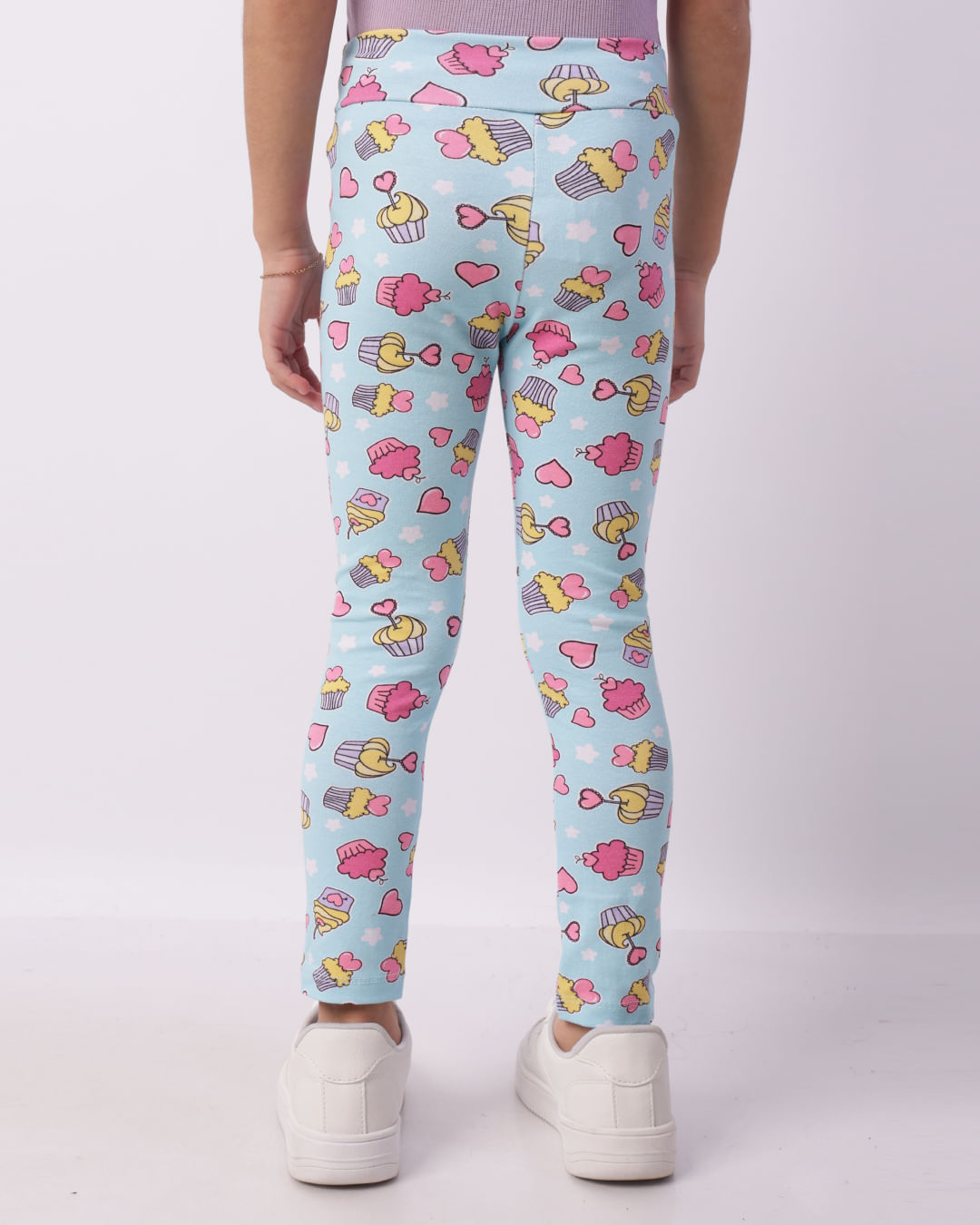 Calça Legging Infantil Estampada Sortida Azul-1747150830197