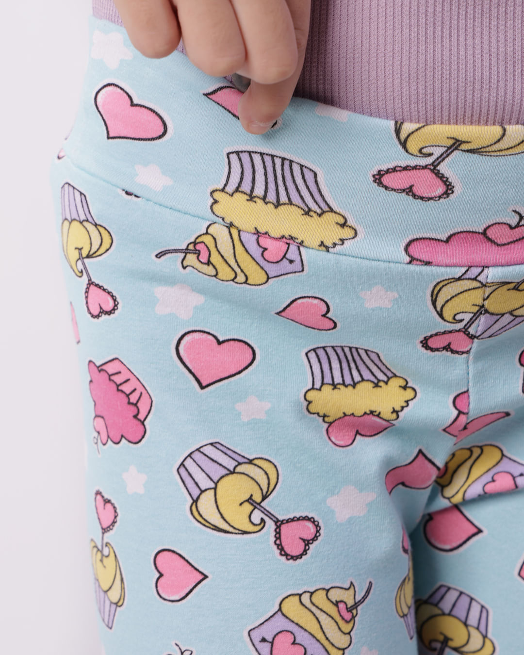 Calça Legging Infantil Estampada Sortida Azul-1747150834477