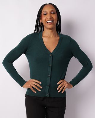 Cardigan-Gola-V-Cgvct004-Vde---Verde-Escuro