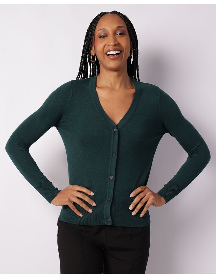Cardigan-Gola-V-Cgvct004-Vde---Verde-Escuro