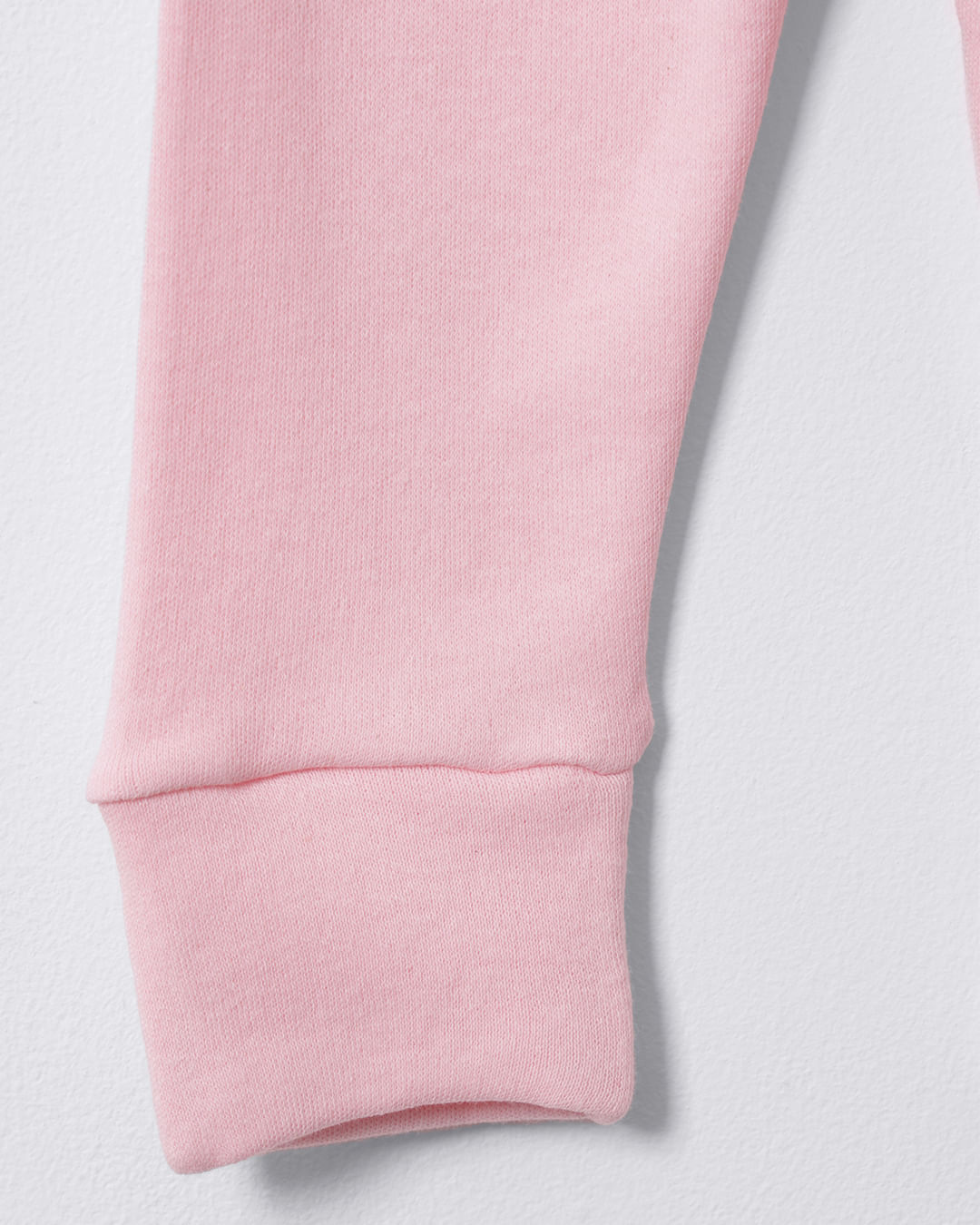 Calça Culote Bebê Com Vira Pé Rosa Claro-1747315584964