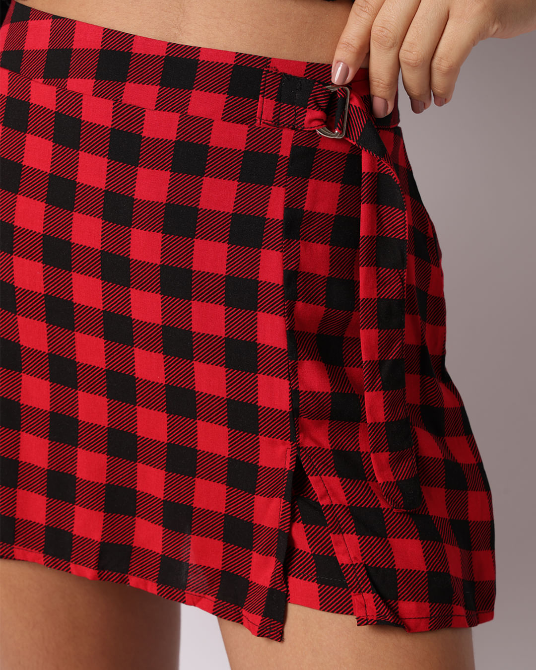 Shorts-Saia-730339-Xadrez-Vrm-Ppg---Estampado
