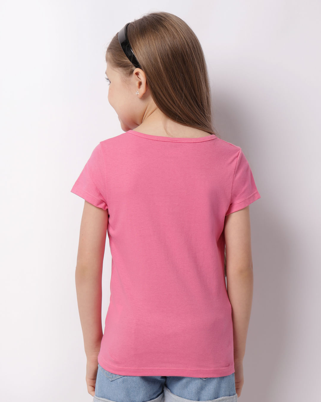 Camiseta Infantil Disney Marie Manga Curta Rosa-1747400587504