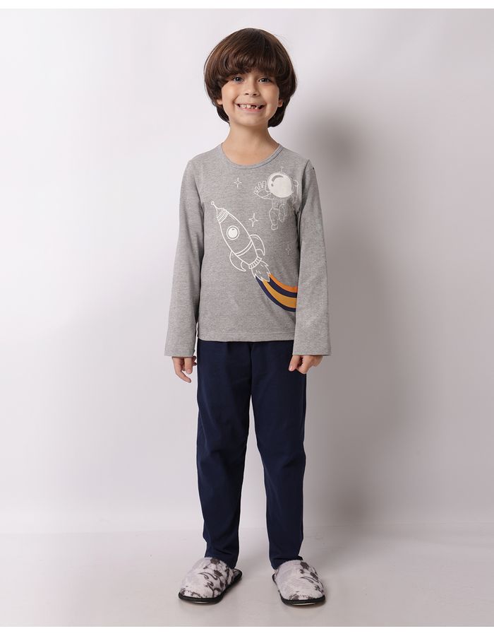 Pijama-Info-Longo-Foguete-½-Malha-1525---Mescla