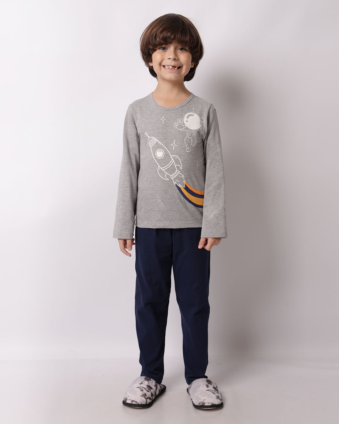 Pijama-Info-Longo-Foguete-½-Malha-1525---Mescla