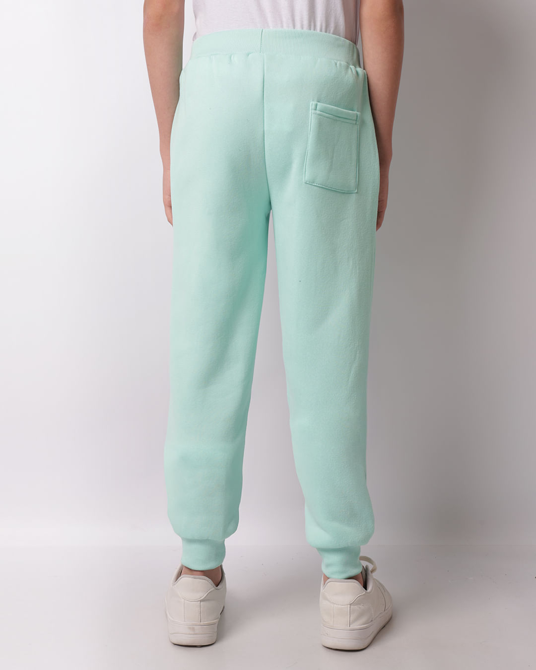 Calça Moletom Juvenil Jogger Verde Claro-1747666419054