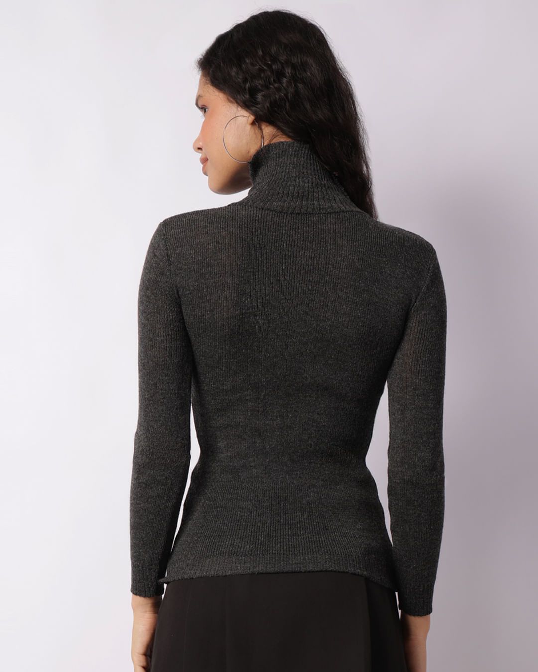Blusa-Tricot-Gola-Alta---Cinza-Escuro