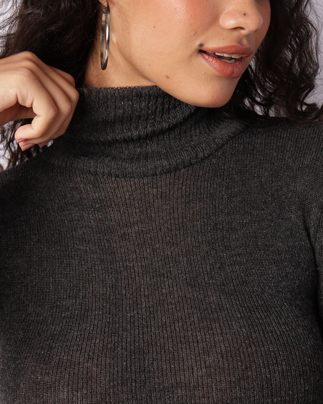 Blusa-Tricot-Gola-Alta---Cinza-Escuro