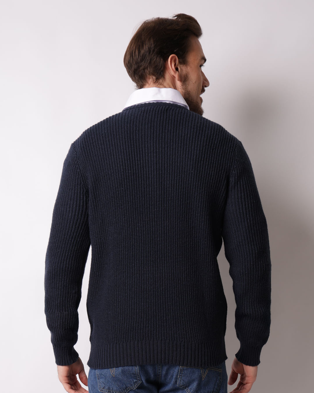 Tricot-Jacquard-Heavy-Solid-Navy---Marinho