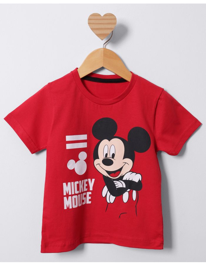 Camiseta-Mc-Ch39069-Mickey-Masc13---Vermelho-Medio