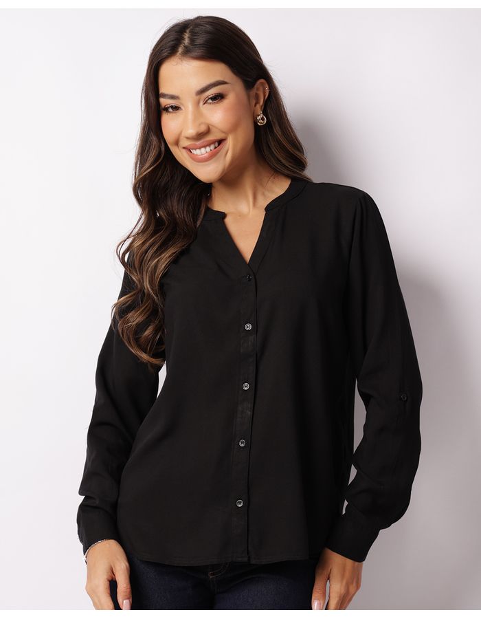 Camisa-860165-Viscose-Gola-Padre-Lisa-Pt---Preto