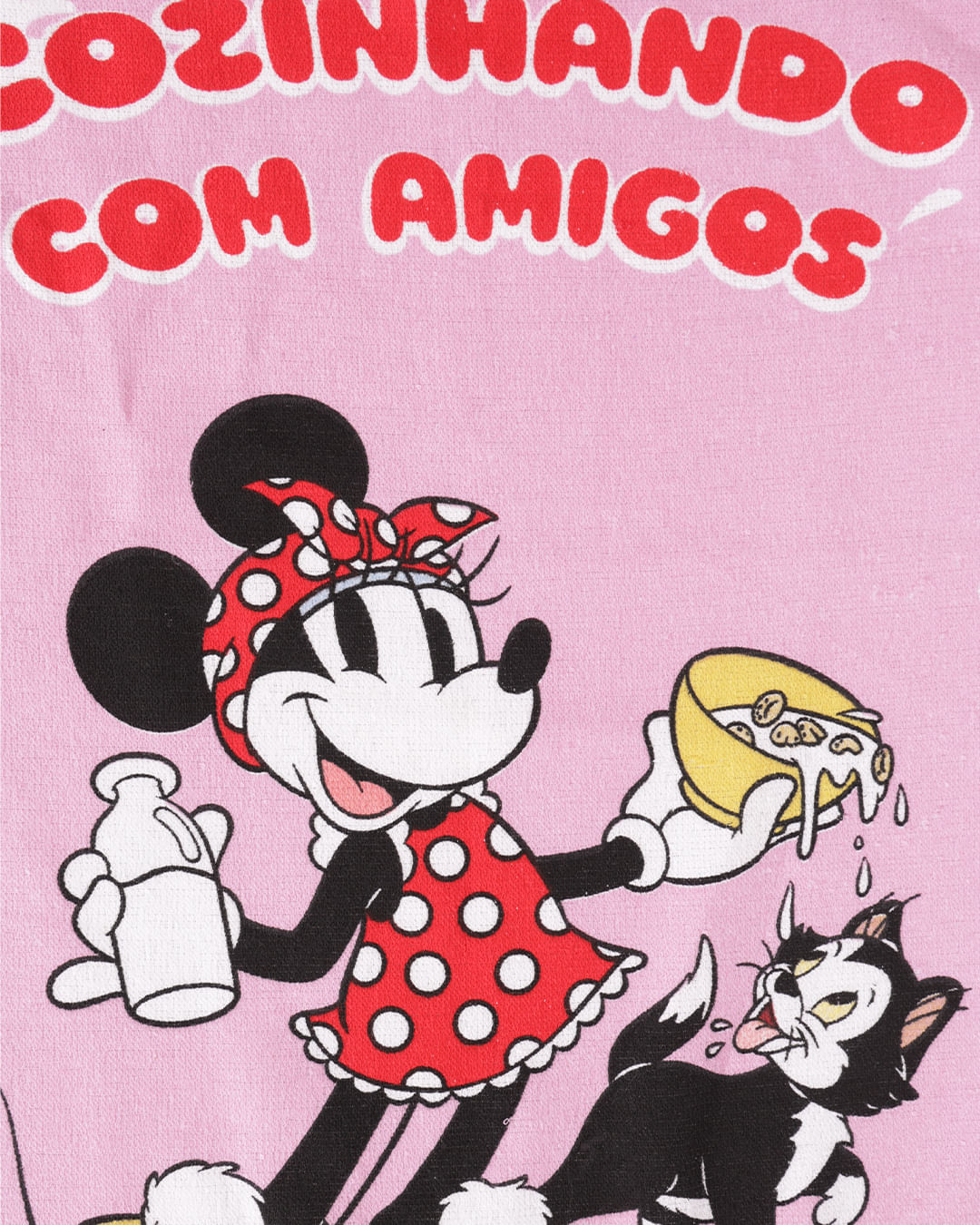 Pano-Copa-45x65-Mickey-E-Amigos---Rosa-Outros