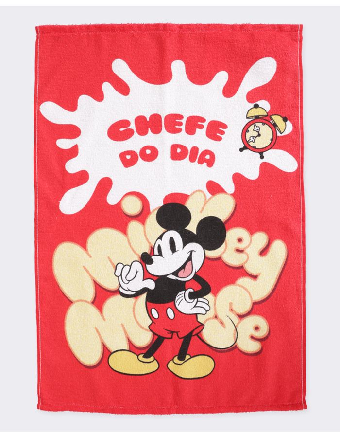 Pano-Copa-45x65-Mickey-E-Amigos---Vermelho-Outros